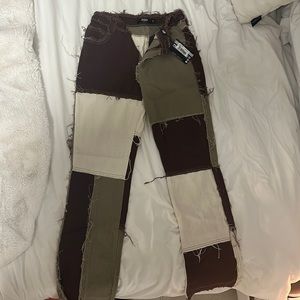 Jaded London patchwork denim jeans. Never worn.